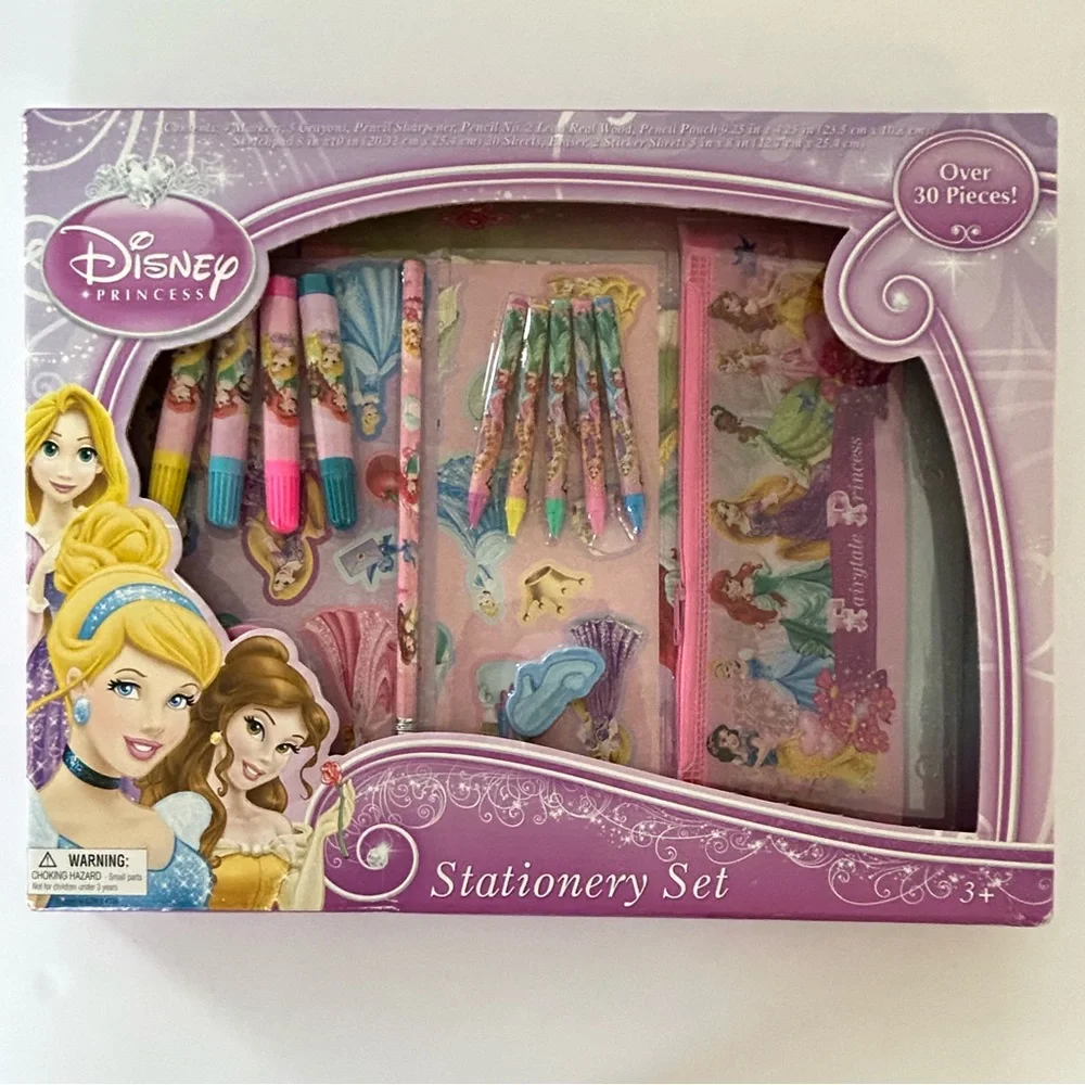 🦋 5/$25 - NWT Disney Princess Stationery Set